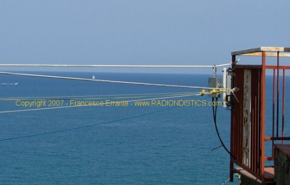 Remote device pictured in a typical fan-monopole quick deployment setting