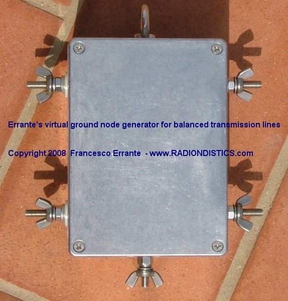 Generatore di nodo di terra virtuale per linee bilanciate - Errante's BVGNG